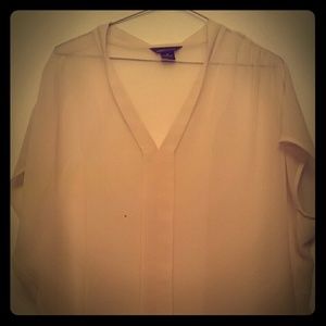 Short sleeved over sized top