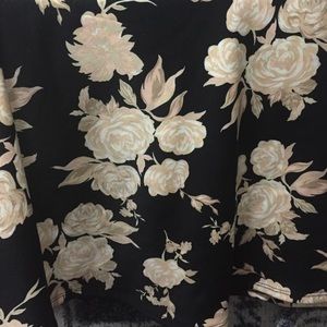 Floral skater skirt