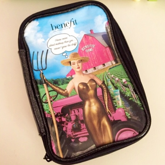 Benefit Accessories - Benefit Rare Makeup Cosmetic bag travel tote