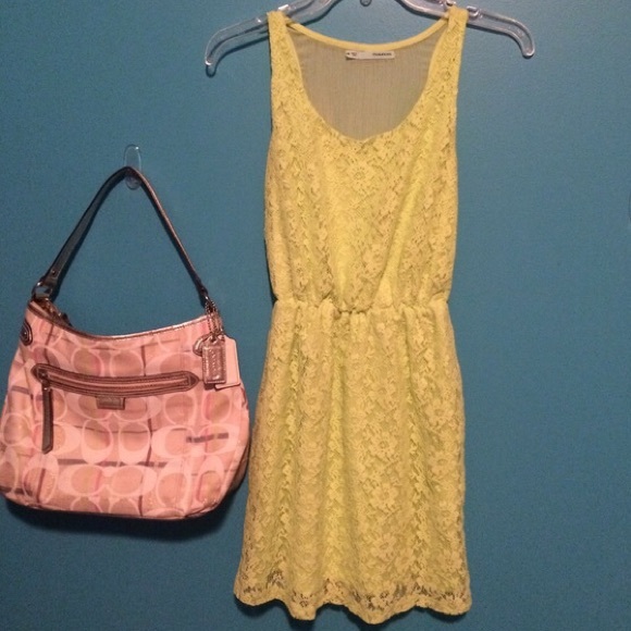 Lime Green Dress - Picture 2 of 4