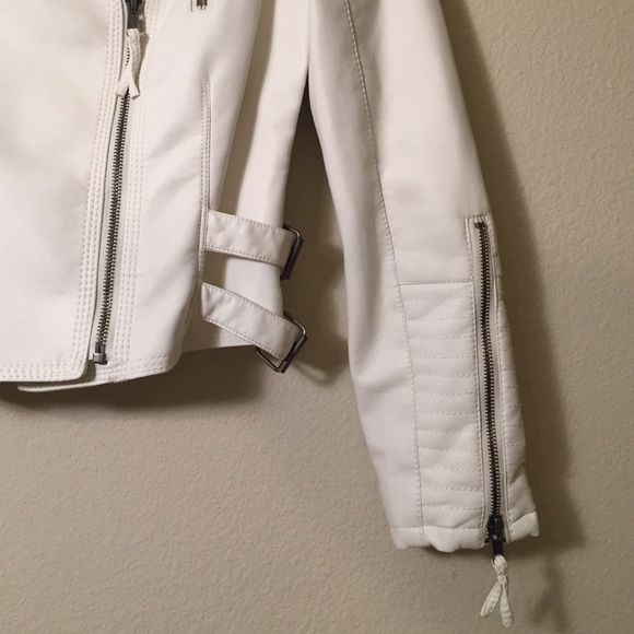 My Michelle Jackets & Coats - White Faux Leather Jacket, Size S My Michelle Jackets & Coats - White Faux Leather Jacket, Size S