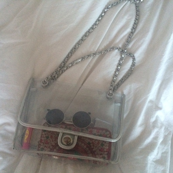 💓TRANSPARENT CHAIN BAG💓