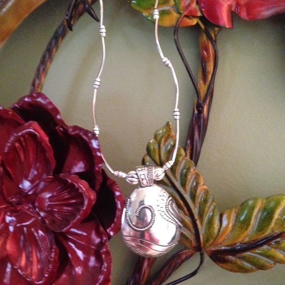 ❣️ Closet Clean Out ❣️ New  Pretty Silver necklace - Picture 4 of 4