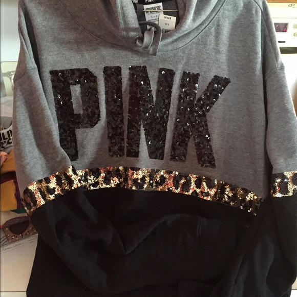 Vs leopard hoodie