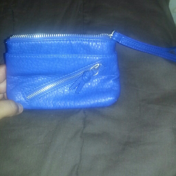 Blue wallet