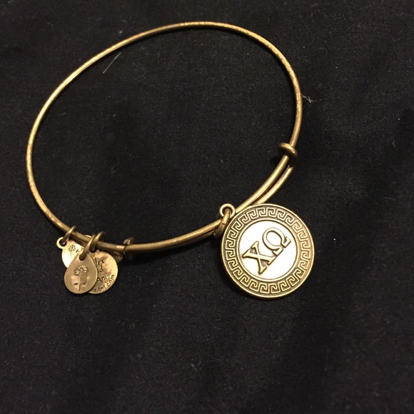 Chi omega Alex and Ani Gold