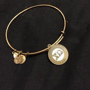 Chi omega Alex and Ani Gold