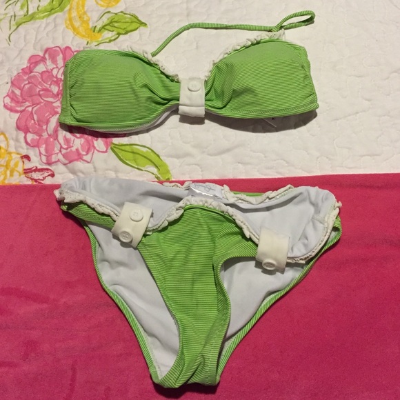 Cute lime green bikini