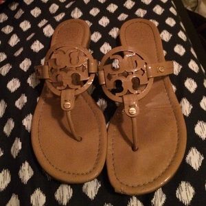 Tory Burch Miller sandals (tan/sand color)