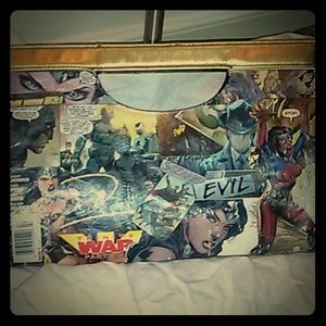 Handmade Comic Book Clutch