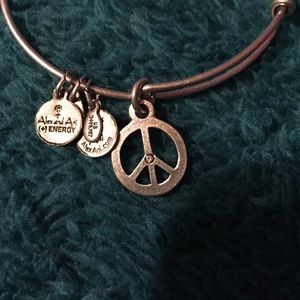 Alex and Ani peace bracelet
