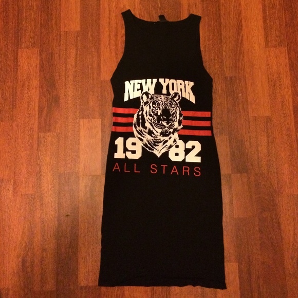 Tank logo dress