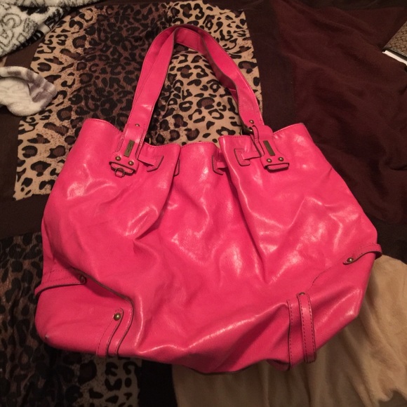 Jessica Simpson hot pink fuchsia handbag