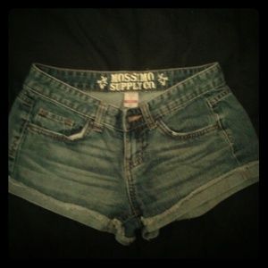 Denim shorts