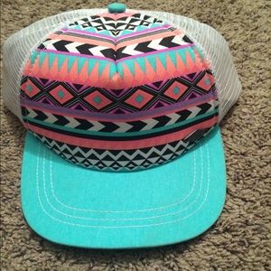 Summer printed hat