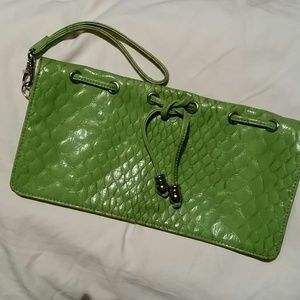 Lime green, Jessica Simpson clutch