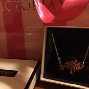 Victoria secrets love me necklace