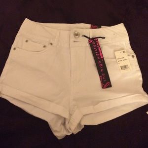 Dollhouse white shorts. Never worn. Tags on still.