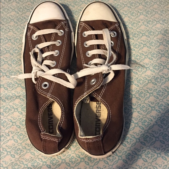 Brown converse! Never worn