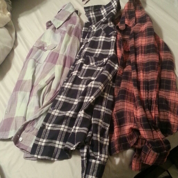 Plaid shirt and shoes bundle!