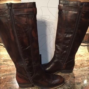 Bronx tall leather riding boot size 9.