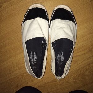 Two tone Color block espadrilles