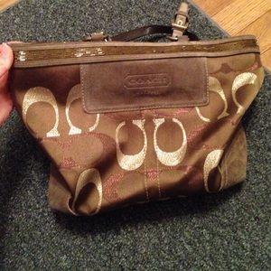 Medium sized authentic coach bag.