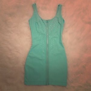 Bebe Brand New w/ Tag Teal Dress size S
