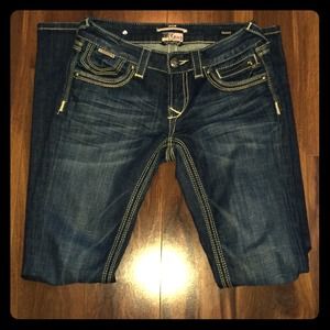 Express ReRock Dark Wash Skinny Jeans Size 2