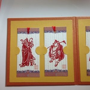 Chinese paper cut set