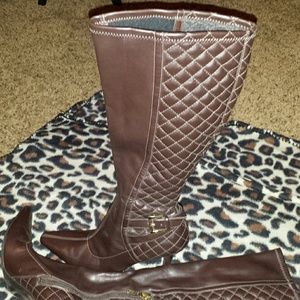 Brown Guess quilted boots *REDUCED*