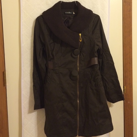 Brown spring coat