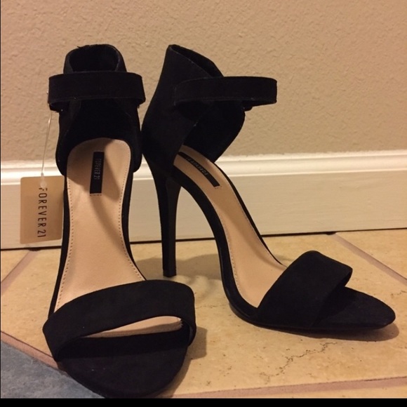 Sexy black suede stilettos