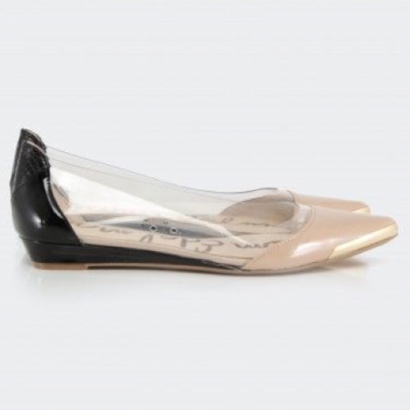 βββSOLDβββSam Edelman Isabella Nude Patent Flats - Picture 3 of 4