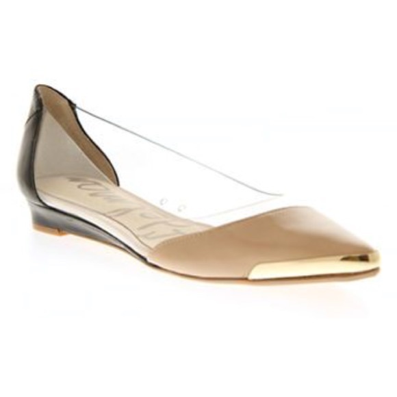 βββSOLDβββSam Edelman Isabella Nude Patent Flats - Picture 4 of 4