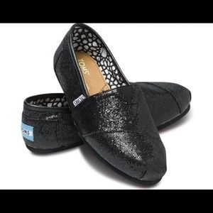 Tom's Glitters Slip Ons