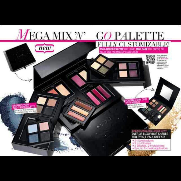 NIB Avon Mega Mix N' Go Palette