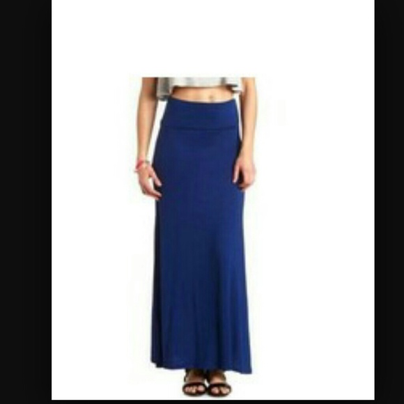 Navy Maxi Skirt!!