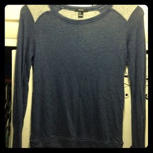 Navy blue sweater top from FOREVER 21!