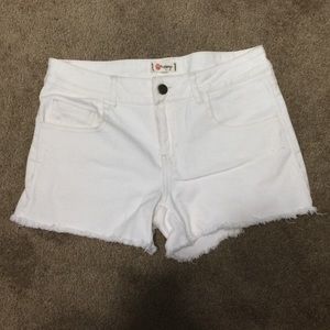 White shorts