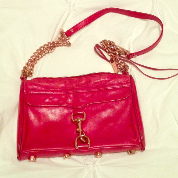 REBECCA MINKOFF RED MINI MAC BAG!