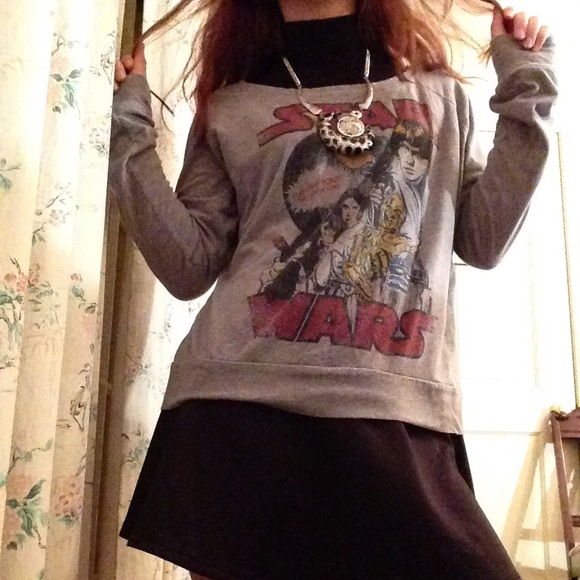 Lighweight Grey Star Wars Pullover