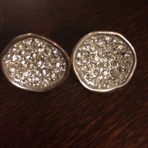 Silver earrings