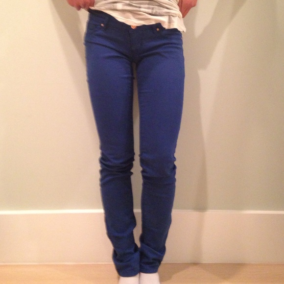 Cobalt skinny jeans - Picture 1 of 3