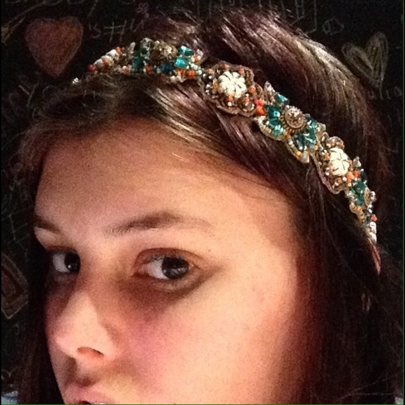 Anthropologie Beaded Headband