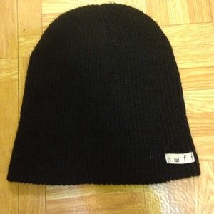 Black neff beanie
