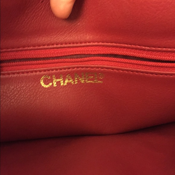 Vintage Chanel lamb skin. From the 80s. Authentic - Picture 3 of 4