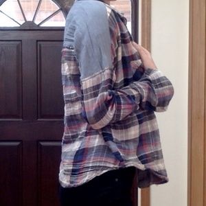 Plaid flannel by free people
