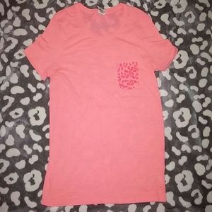 Vs Pink coral Cheetah shirt