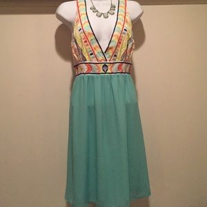 Fun boho style dress! Perfect for spring/summer!